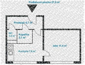 Na predaj 1zb.byt na Terase - ul. Považská - 6