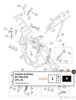 Vodítka reťaze KTM - 6