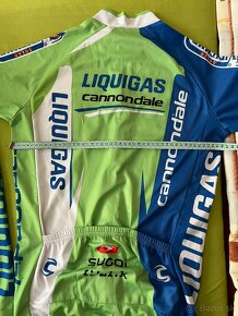 Detský cyklistický dres LIQUIGAS CANNONDALE - 6