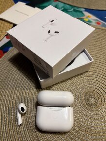 APPLE AIRPODS 3 BIELE Nové - 6