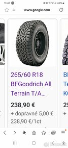 BF Goodrich KO2.   265-60-R18 - 6