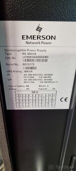 Predám UPS Emerson Liebert NX 40KVA - 6