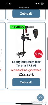 Lodný elektromotor Terena TRS 68 - 6