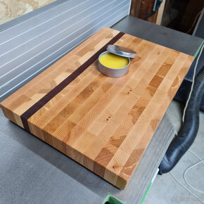 Doska na krájanie - mäsiarsky blok - End grain cutting board - 6