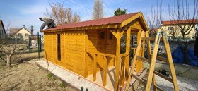 Záhradný drevený domček 2.5x5 - 6