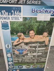 Bazén Bestway ovál 6,1x3,66x1,22 - 6