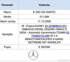 Predám automaticku prevodovku mercedes : 722689 06 - 6