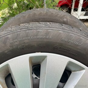 205/55 r16 zimné kolesá komplet (pneu,disk,puklica) škoda - 6