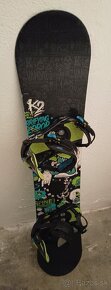 142 cm freestyle snowboard K2 Vandal + viazanie - 6