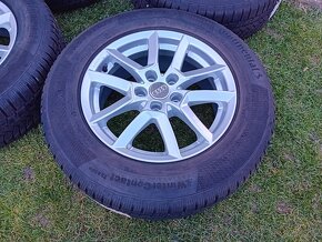 16" ALU disky 5x112 /Tiguan,Q3,Karoq/ + zimné 215/65 r16 8mm - 6