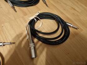 Predám kvalitne audio káble 4.5m (jack, xlr3, cinch) - 6