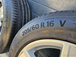 Alu Disky AUDI 5x112+Letné Pneu Continental 205/60 R16 2023 - 6