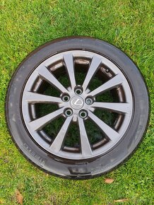 Lexus Disky s pneu 5x114,3 r17, letné - 6