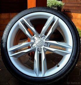 alu R19 5x112, letné pneu 255/35, orig. Audi A5, TOP - 6