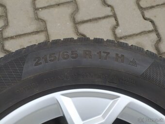 Orig. sada Audi, VW, Škoda, Seat 5x112 R17 + pneu 215/65 R17 - 6