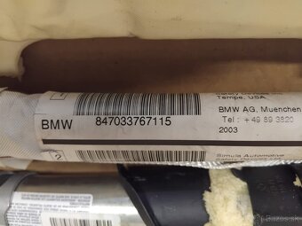 stropné airbagy BMW E60 E61 - 6