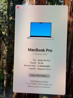 Apple Macbook Pro 14" M1 Pro 16gb, 512gb - 6