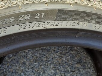 325/25 r21 letné pneumatiky 2ks Michelin DOT2018 - 6