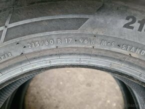 215/60r17 letné 2 ks CONTINENTAL dezén 10 mm DOT2022 - 6