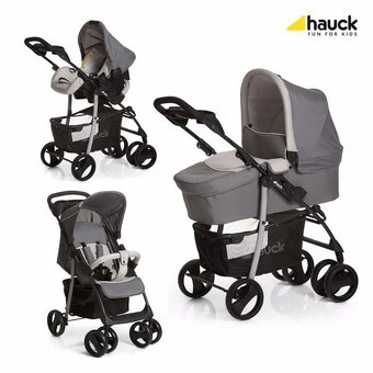 HAUCK Shopper SLX Trio Set Kočík 3v1 - Stone Grey - 6