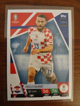 Futbalové kartičky TOPPS MATCH ATTAX EURO 2024 - 1 - 6