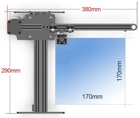 Laser, Laserova gravirka, NEJE Master 2 mini High - 6