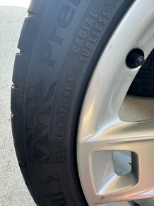 225/45 R17 Continental  Letná sada Audi A3 originál disky - 6