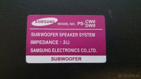 SAMSUNG reproduktor + Subwoofer - 6