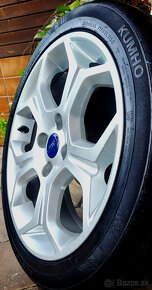 alu R17 4x108, letné pneu 205/45, orig. Ford Fiesta ST - 6