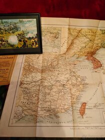 Dobová Litografia a mapa Rusko-japonska Valka Cárske Rusko - 6