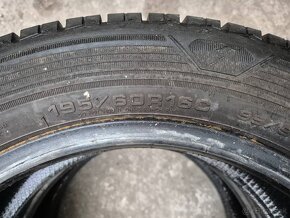 195/60 r16C zimné 2 ks GOODYEAR dezén 7,9 mm DOT2022 - 6