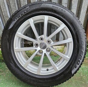 Atraktívna, orig.zimná sada AUDI - 5x112 r17 + 225/60 r17 - 6