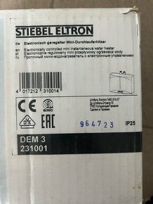 Stiebel Eltron 231001 prietokový ohrievač en.trieda: A - 6