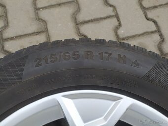 Orig. sada Audi, VW, Škoda, Seat 5x112 R17 + pneu 215/65 R17 - 6