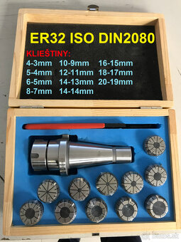 Predám klieštinové sady ER25, ER32, ER40 - 6