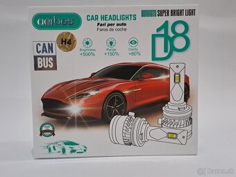 Led žiarovky H4 - 180W - Canbus - EXTRA Vysoka svietivosť - 6