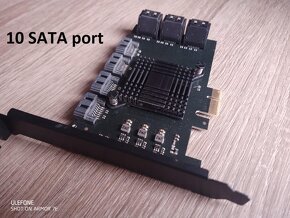 10 / 20 portová SATA III PCI Express karta - 6