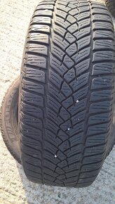 4 ks ZIMNÉ 225/55 R17 101V XL FULDA cca 5-6 mm LEN 35,-€/kus - 6