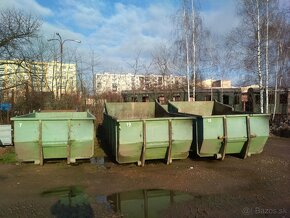 lanový kontejner typ JZD AK Slušovice vysoký, na LIAZ, TATRA - 6