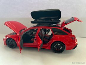 Audi RS6 Avant 1:24 cervena metaliza - 6