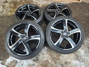 Alu kola disky Shark 5x112 8jx19 et75 pneu micheli - 6