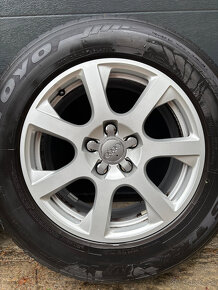 Predám kolesá Audi Q5 - 5x112 R17 s letnými pneu 235/65/R17 - 6