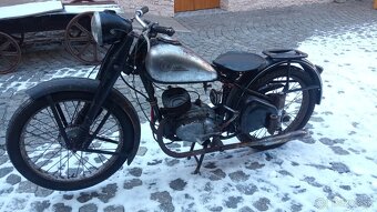 ČZ 125 C r.v. 1950 plus sedlo a motor navíc - 6