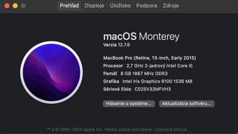 MacBook Pro 13" Retina 2015 128GB SSD - 6