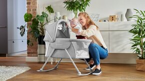 Kinderkraft kolíska 3v1 Grey Cradle - 6