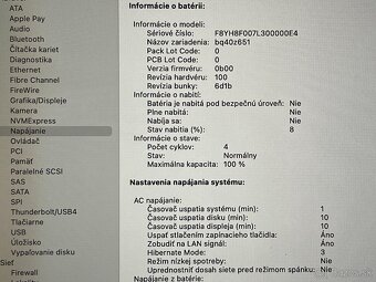 Macbook Pro 14" M4 10C 24GB RAM 1TB SSD strieborny QWERTY - 6