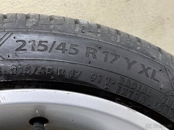 5x110 215/45 R17 Opel letná sada - 6