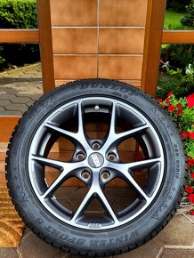 alu R17 5x120 zn. BBS, senzory, zimné pneu 225/50, BMW 3 - 6