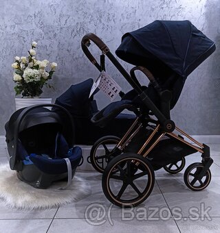 NOVÝ CYBEX PLATINUM ROSEGOLD 4 PRIAM 2024 MIDNIGHT BLUE - 6