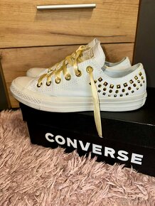 converse white/gold original trendy tenisky-botasky - 6